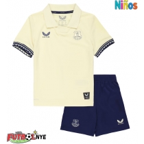 Camiseta Everton Visitante Equipación para niños 2025-26 manga corta (+ pantalones cortos)